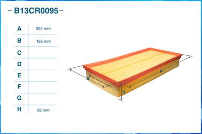 B13CR0095 CWORKS Воздушный фильтр