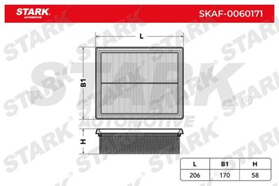 SKAF0060171 Stark Воздушный фильтр