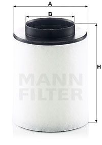 C17023 MANN-FILTER Воздушный фильтр