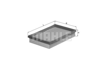 LX675 KNECHT Воздушный фильтр