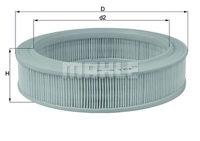 LX81 KNECHT Воздушный фильтр