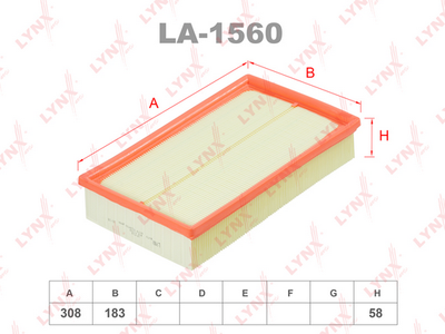 LA1560 LYNXauto Воздушный фильтр