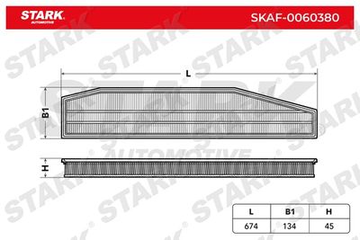 SKAF0060380 Stark Воздушный фильтр