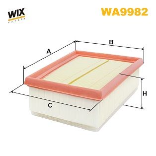 WA9982 WIX FILTERS Воздушный фильтр