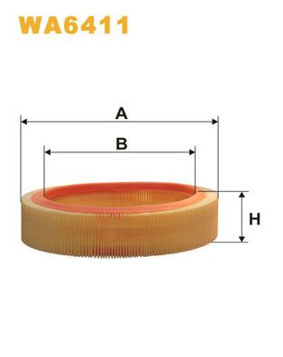 WA6411 WIX FILTERS Воздушный фильтр