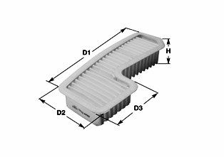 MA3010 CLEAN FILTERS Воздушный фильтр