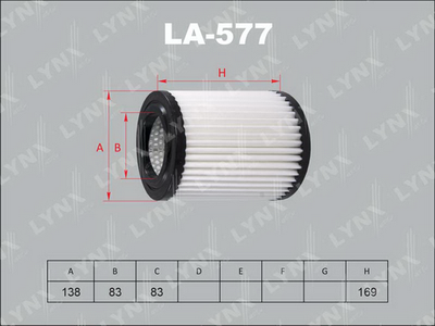 LA577 LYNXauto Воздушный фильтр