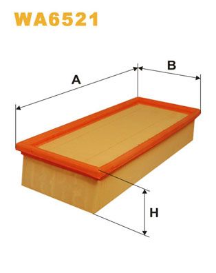 WA6521 WIX FILTERS Воздушный фильтр