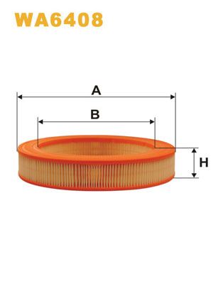 WA6408 WIX FILTERS Воздушный фильтр