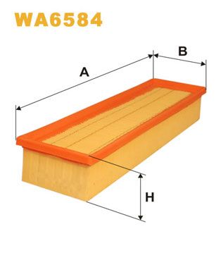 WA6584 WIX FILTERS Воздушный фильтр