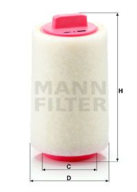 C1287 MANN-FILTER Воздушный фильтр