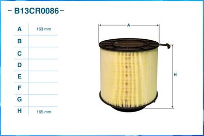 B13CR0086 CWORKS Воздушный фильтр