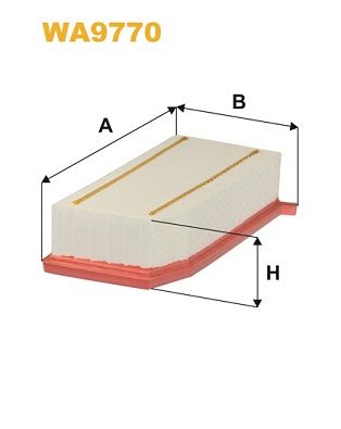 WA9770 WIX FILTERS Воздушный фильтр