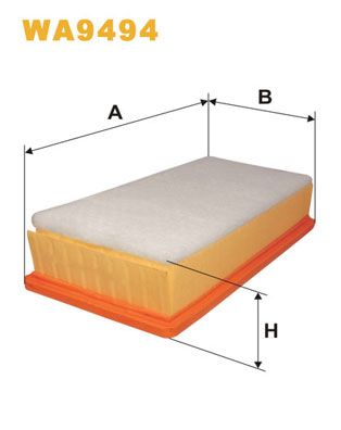 WA9494 WIX FILTERS Воздушный фильтр