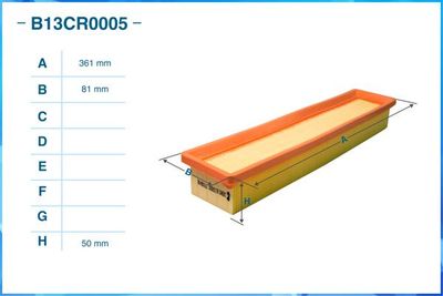 B13CR0005 CWORKS Воздушный фильтр