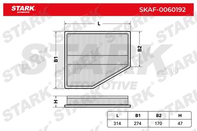 SKAF0060192 Stark Воздушный фильтр