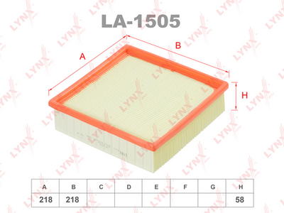 LA1505 LYNXauto Воздушный фильтр