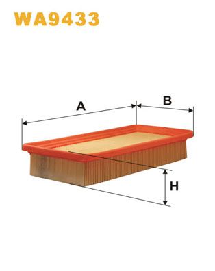 WA9433 WIX FILTERS Воздушный фильтр