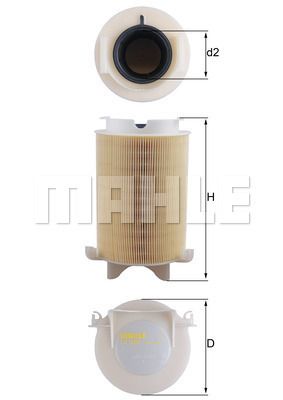 LX1566 KNECHT Воздушный фильтр