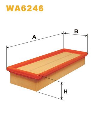WA6246 WIX FILTERS Воздушный фильтр