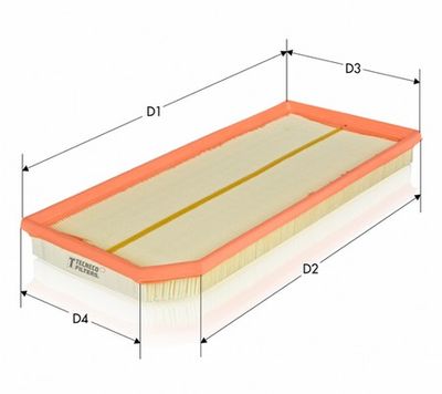 AR9649PM TECNECO FILTERS Воздушный фильтр