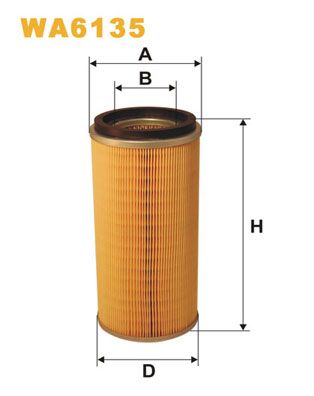 WA6135 WIX FILTERS Воздушный фильтр