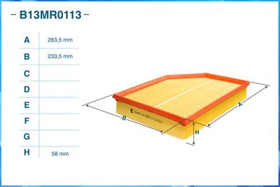 B13MR0113 CWORKS Воздушный фильтр