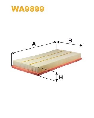 WA9899 WIX FILTERS Воздушный фильтр