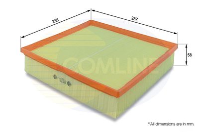 EAF345 COMLINE Воздушный фильтр