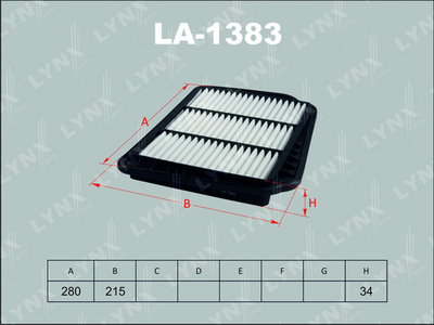 LA1383 LYNXauto Воздушный фильтр