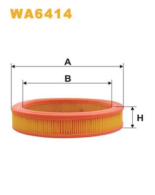 WA6414 WIX FILTERS Воздушный фильтр