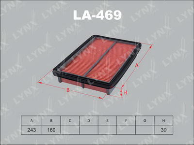 LA469 LYNXauto Воздушный фильтр