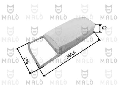 1500616 AKRON-MALÒ Воздушный фильтр