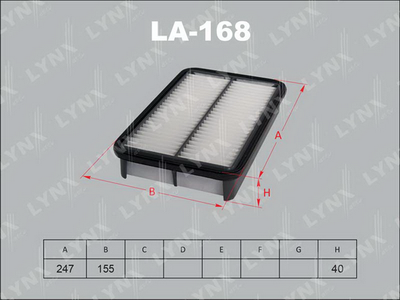 LA168 LYNXauto Воздушный фильтр
