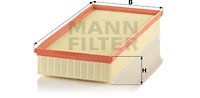 C39002 MANN-FILTER Воздушный фильтр