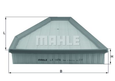 LX1478 MAHLE Воздушный фильтр