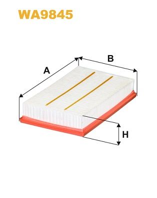 WA9845 WIX FILTERS Воздушный фильтр