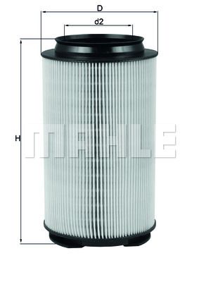 LX1628 MAHLE Воздушный фильтр