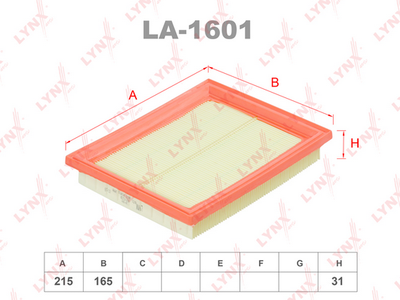 LA1601 LYNXauto Воздушный фильтр