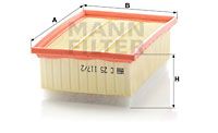 C251172 MANN-FILTER Воздушный фильтр