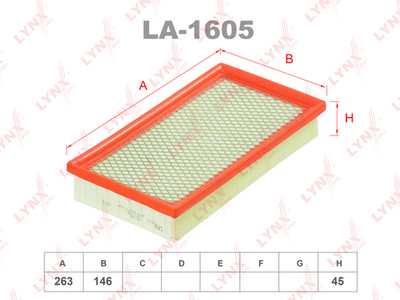 LA1605 LYNXauto Воздушный фильтр