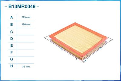 B13MR0049 CWORKS Воздушный фильтр