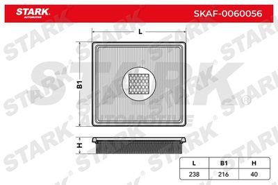 SKAF0060056 Stark Воздушный фильтр