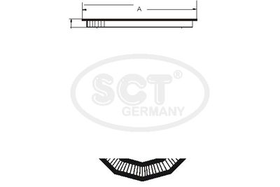 SB231 SCT - MANNOL Воздушный фильтр