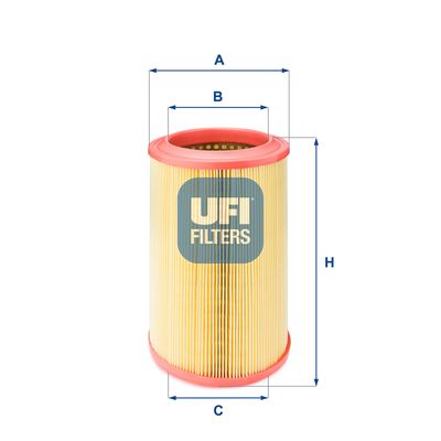 2736600 UFI Воздушный фильтр