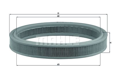 LX332 KNECHT Воздушный фильтр