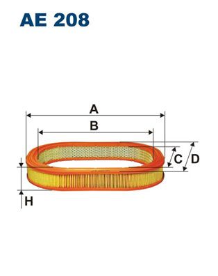 AE208 FILTRON Воздушный фильтр