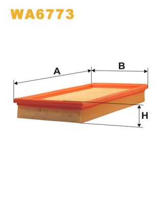 WA6773 WIX FILTERS Воздушный фильтр