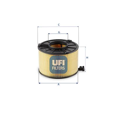27G1000 UFI Воздушный фильтр