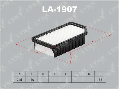 LA1907 LYNXauto Воздушный фильтр